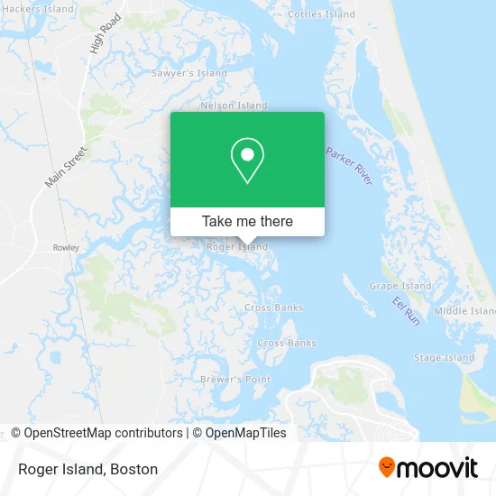 Roger Island map