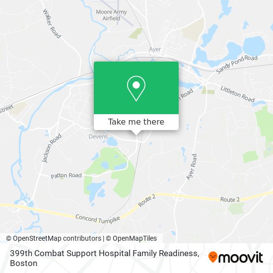 Mapa de 399th Combat Support Hospital Family Readiness