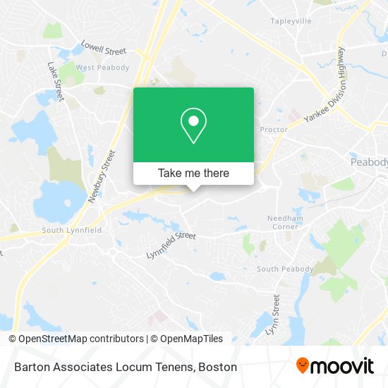 Mapa de Barton Associates Locum Tenens