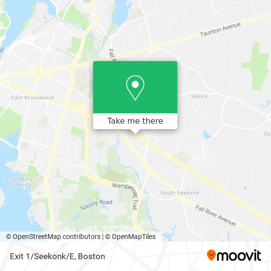Mapa de Exit 1/Seekonk/E