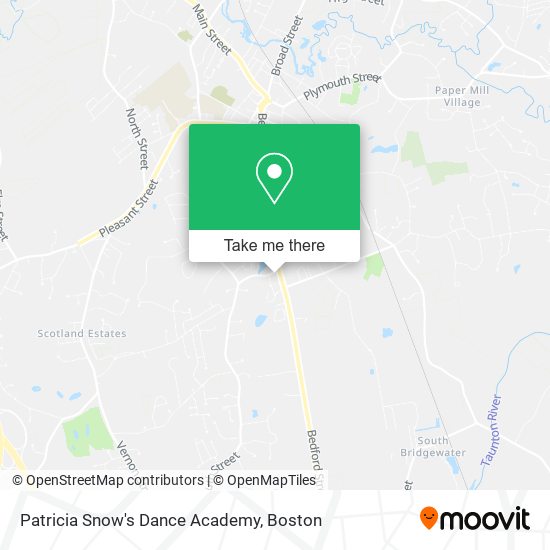 Patricia Snow's Dance Academy map