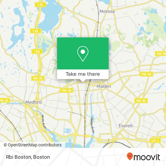 Rbi Boston map