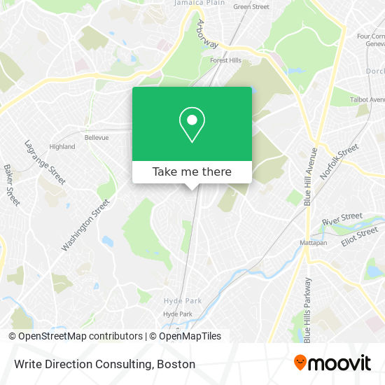 Write Direction Consulting map