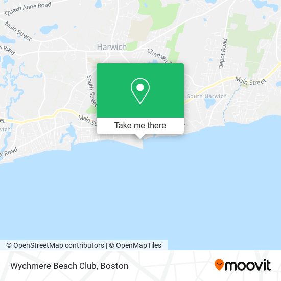 Wychmere Beach Club map