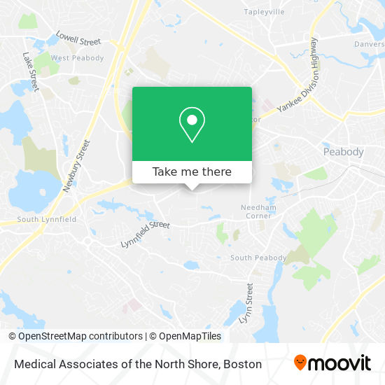 Medical Associates of the North Shore map