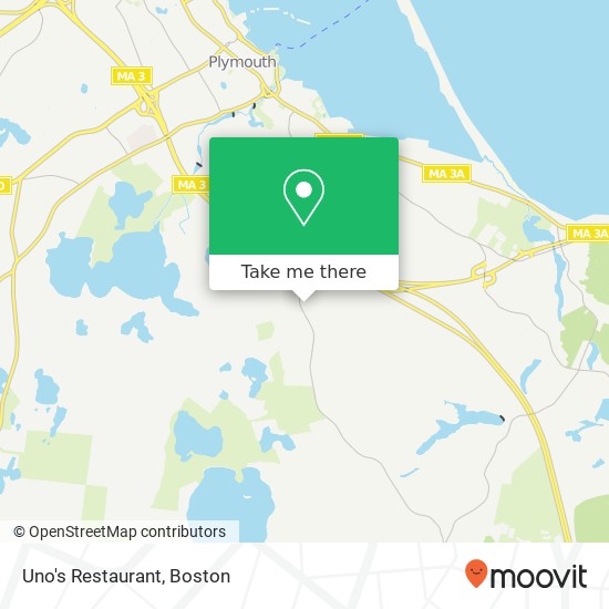 Uno's Restaurant map