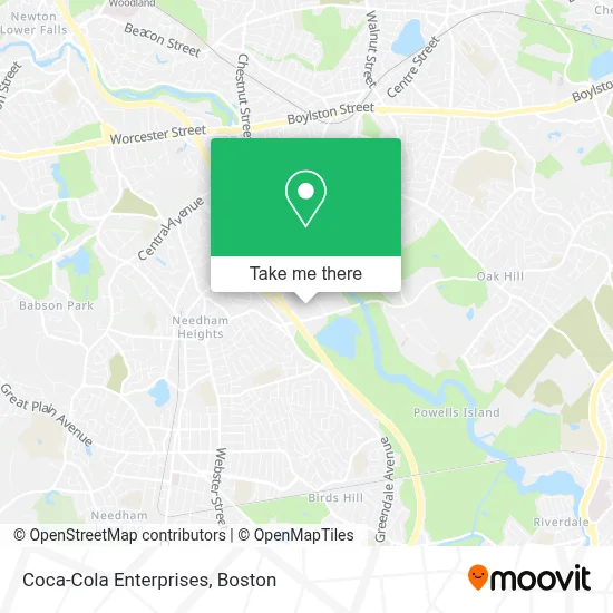 Coca-Cola Enterprises map