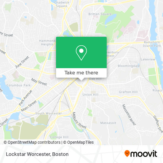 Mapa de Lockstar Worcester