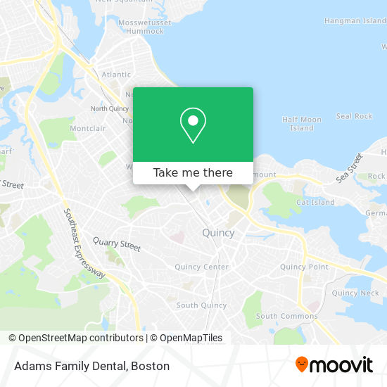Mapa de Adams Family Dental