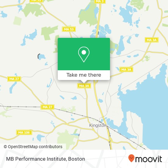 MB Performance Institute map