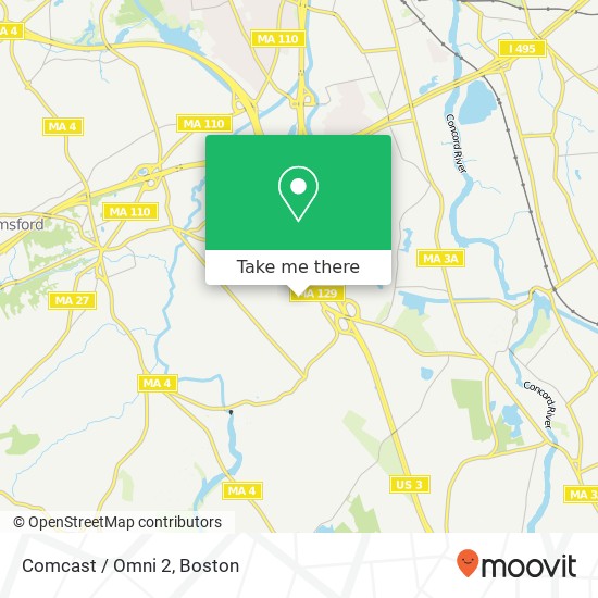 Mapa de Comcast / Omni 2