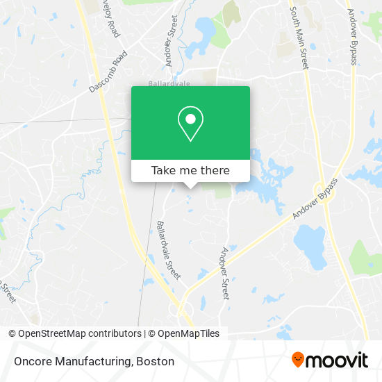 Mapa de Oncore Manufacturing