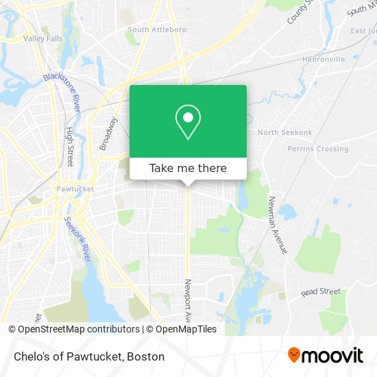 Chelo's of Pawtucket map