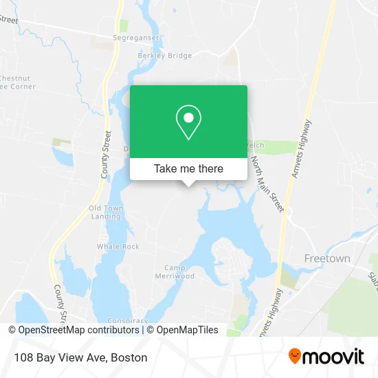 108 Bay View Ave map