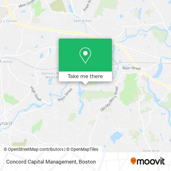 Mapa de Concord Capital Management