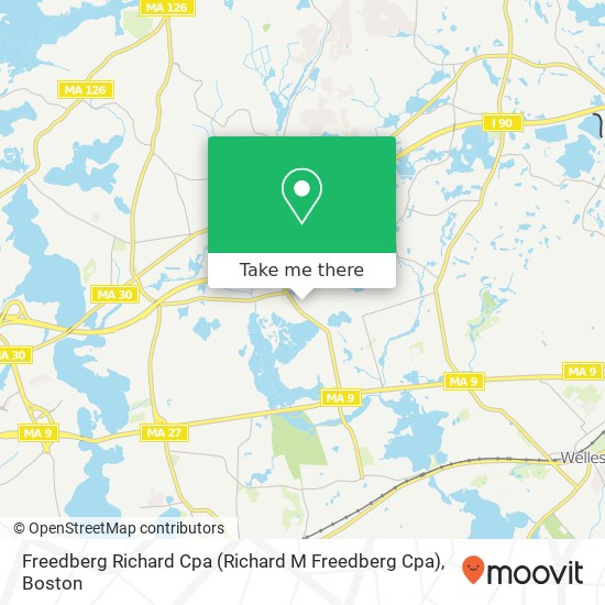 Freedberg Richard Cpa map