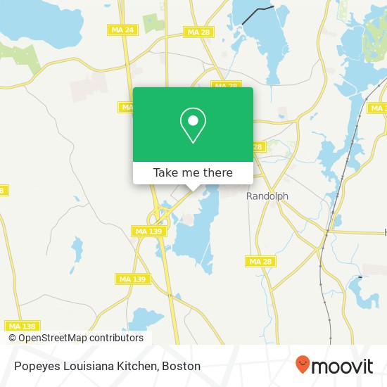 Mapa de Popeyes Louisiana Kitchen