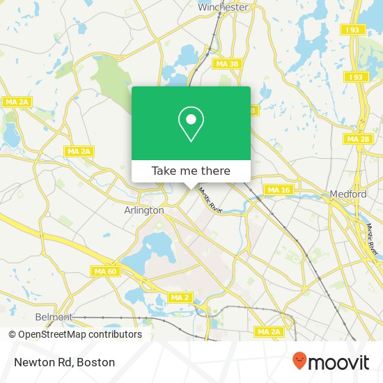 Newton Rd map