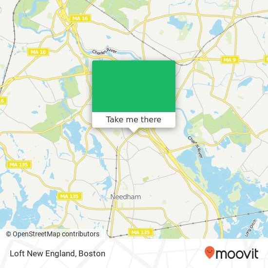 Loft New England map