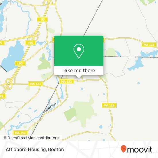 Attloboro Housing map