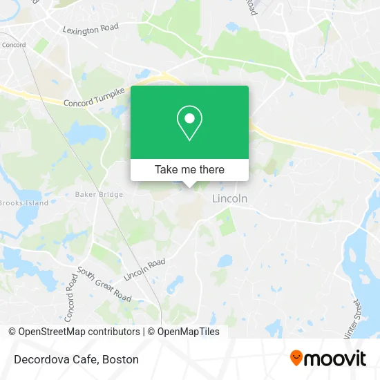 Mapa de Decordova Cafe