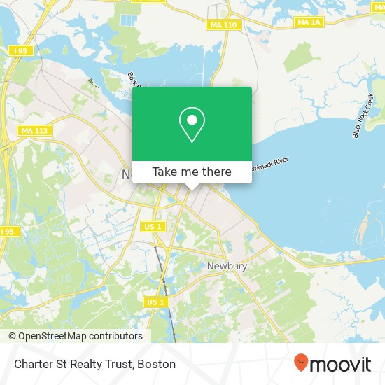 Mapa de Charter St Realty Trust