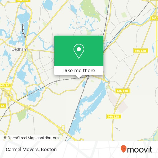 Carmel Movers map