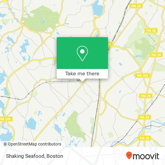 Shaking Seafood map