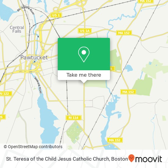 St. Teresa of the Child Jesus Catholic Church map