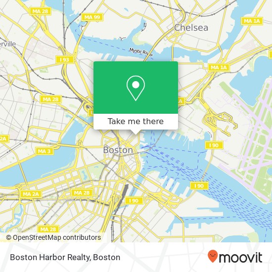 Mapa de Boston Harbor Realty