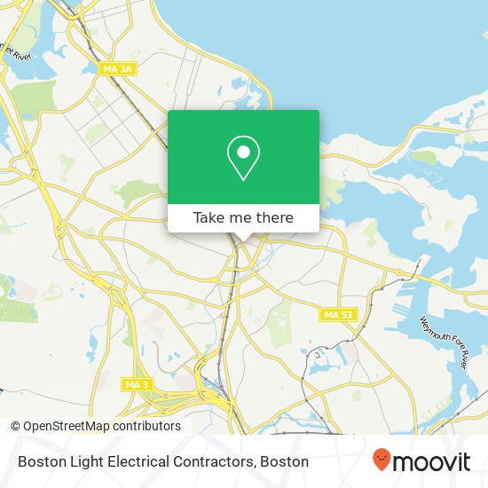 Mapa de Boston Light Electrical Contractors