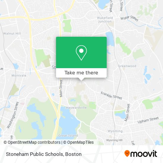 Stoneham Public Schools map