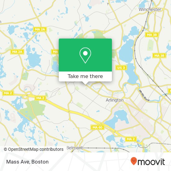 Mapa de Mass Ave