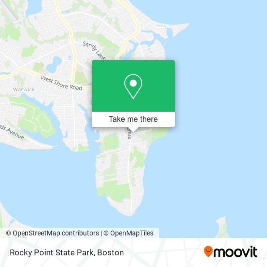 Rocky Point State Park map