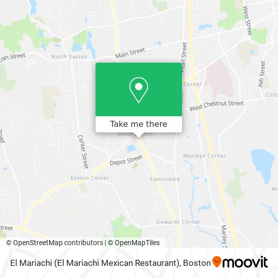 Mapa de El Mariachi (El Mariachi Mexican Restaurant)