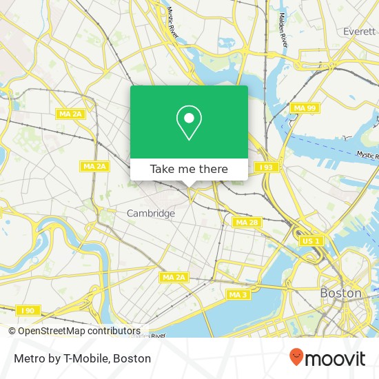 Metro by T-Mobile map