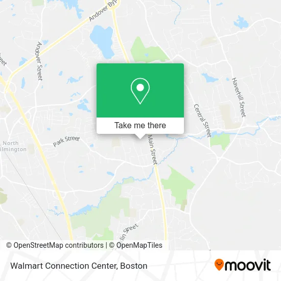 Walmart Connection Center map
