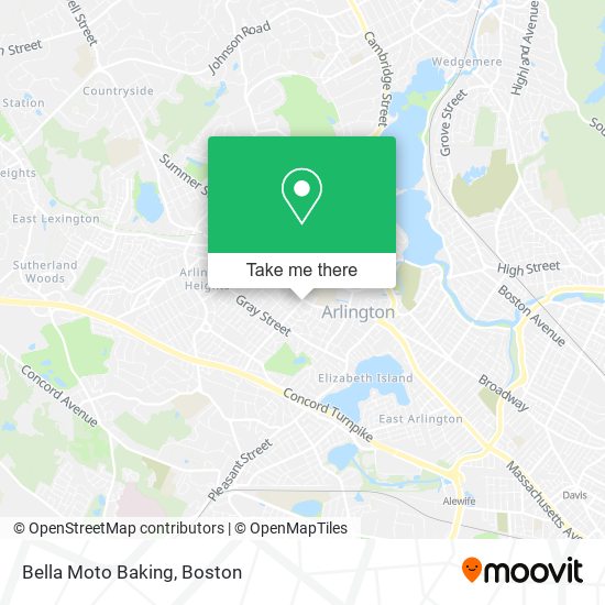 Bella Moto Baking map