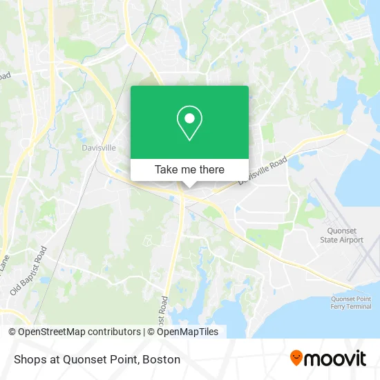 Shops at Quonset Point map