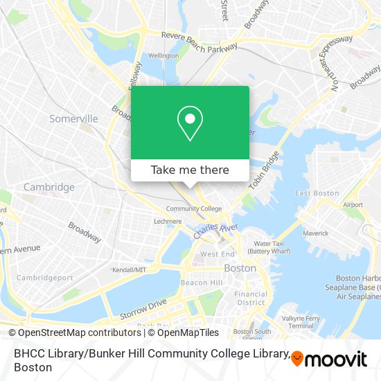 Mapa de BHCC Library / Bunker Hill Community College Library