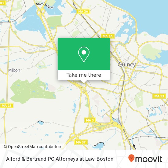 Mapa de Alford & Bertrand PC Attorneys at Law