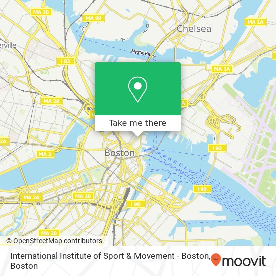 Mapa de International Institute of Sport & Movement - Boston