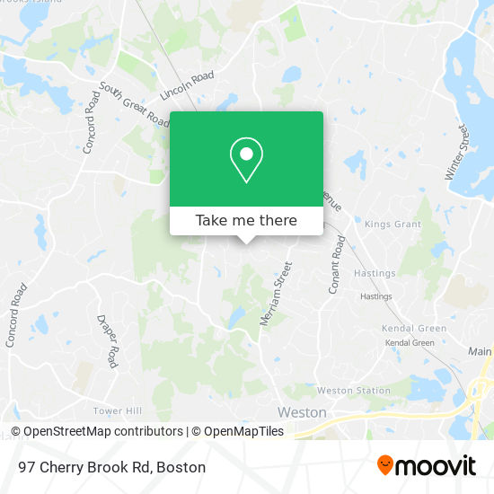 Mapa de 97 Cherry Brook Rd