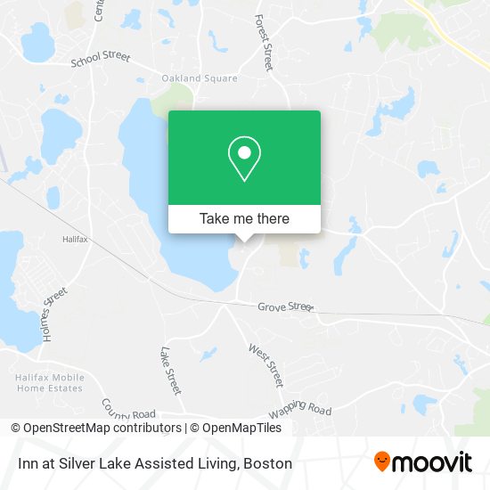 Inn at Silver Lake Assisted Living map