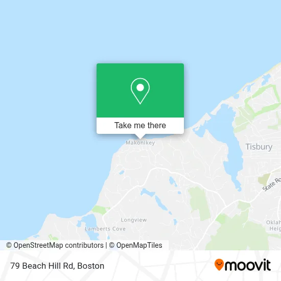 79 Beach Hill Rd map