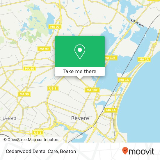 Cedarwood Dental Care map