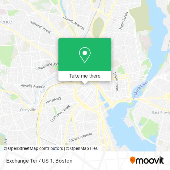 Exchange Ter / US-1 map