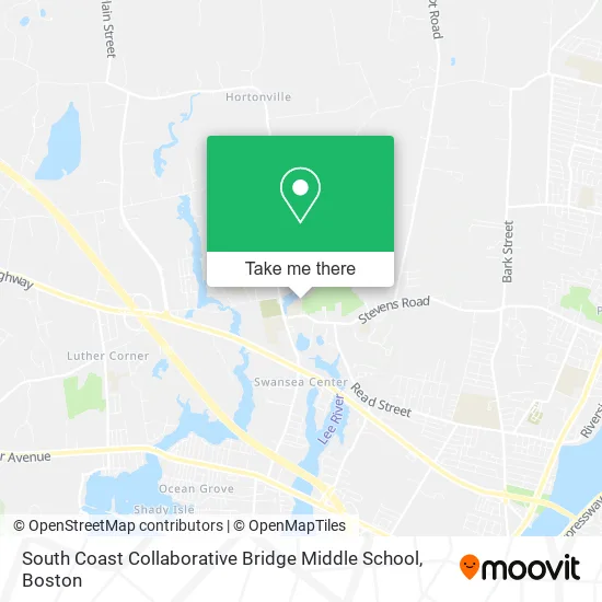 South Coast Collaborative Bridge Middle School map