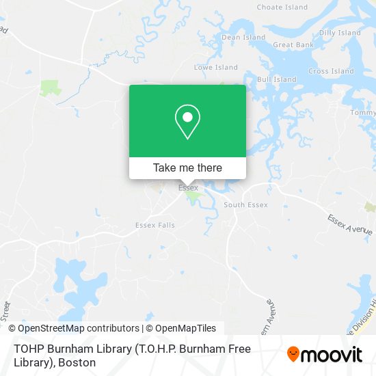 TOHP Burnham Library (T.O.H.P. Burnham Free Library) map