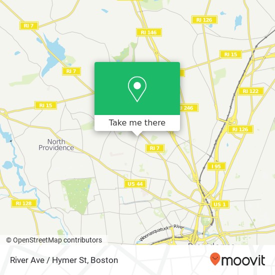 Mapa de River Ave / Hymer St